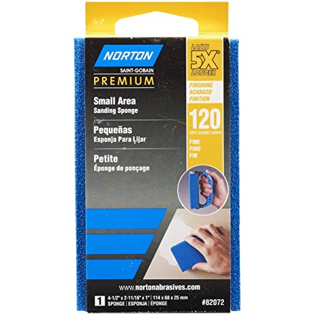 Norton 5X 120 Grit Sanding Sponge