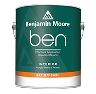 ben® Waterborne Interior Paint- Satin/Pearl 628